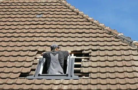 Pose de velux - Geville